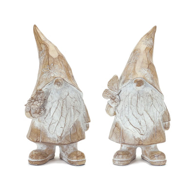 21 Carved Spring Gnome Figurine
