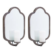 Mirror Wall Sconce Candle Holder