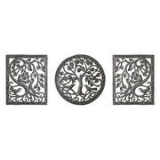 Premium Border Trees with Birds - Set of 3