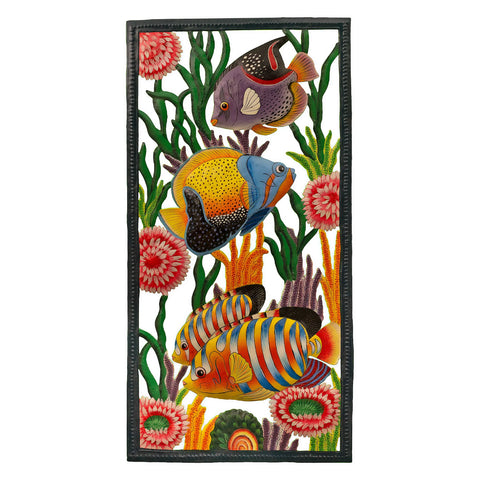Painted Tropical Fish with Border