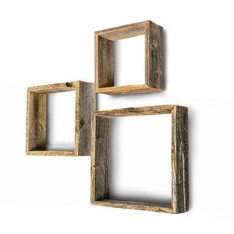 11`1 Rustic Farmhouse  Shadow Box Shelves