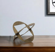 3 Gold Metal Geometric Decor Piece