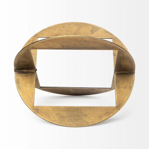 11 Gold Metal Geometric Decor Piece