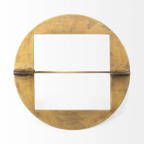 23 Gold Metal Geometric Decor Piece