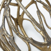 1 Petite Gold Metal Tree Branch Sculpture
