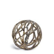 112 Petite Gold Metal Tree Branch Sculpture