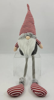 4 Groovy Red Stripe Sitting Gnome