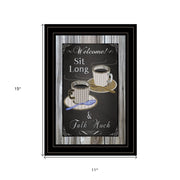 5 Talk Much Chalkboard Wall Art