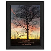 33 Passion 1 Black Framed Print Wall Art