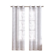 888 Blush Boho Embroidered Window Panels