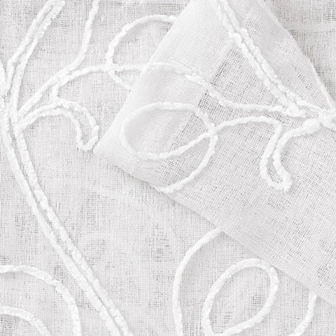 43 Blush Boho Embroidered Window Panels