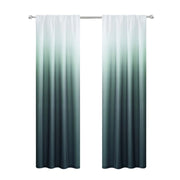 4 Blue Ombre Shades Window Panels