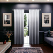 1Black Ombre Shades Window Panels Set of Two 84 