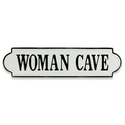 675 Woman Cave Metal Wall Decor