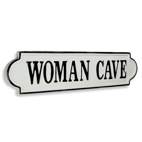 565 Woman Cave Metal Wall Decor