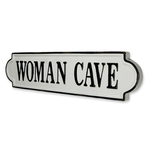 21 Woman Cave Metal Wall Decor