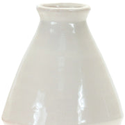 3 White Bud Terracotta Table Vases