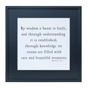 21 Black and White Bible Verse Solid Wood Wall Decor