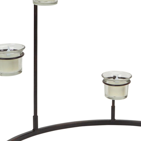 112 Black Metal Centerpiece Votive Candle Holders