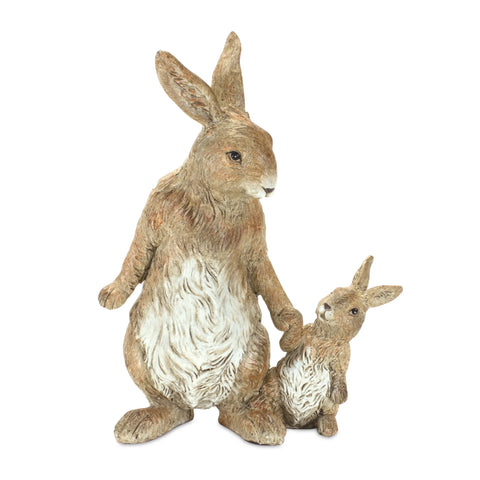 5 Polyresin Rabbit Figurine