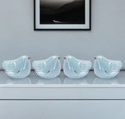 222 Blue Resin Bird Bird Figurine