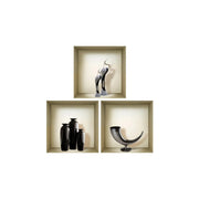 11 Set of Three Eli Faux Niche 3D Peel and Stick Wall Decals