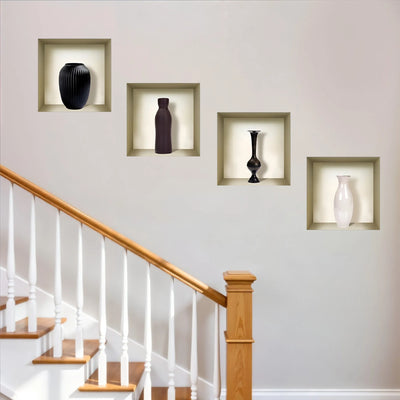 544 Rio Faux Niche 3D Peel and Stick Wall Decals