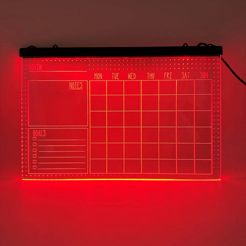 Color Changing LED Calendar Message Board (Hanging)