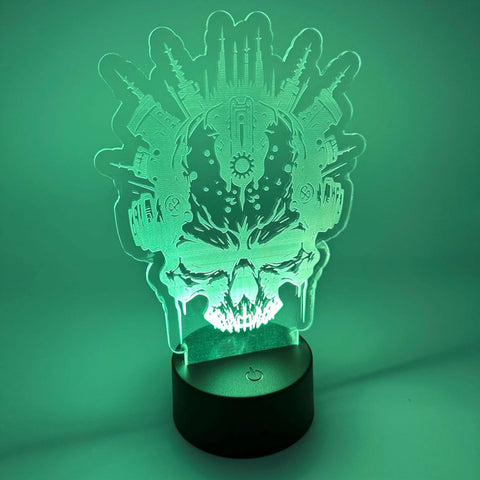 Mechanical Skull LED Light | Mech Skull Lamp | Skull Gifts