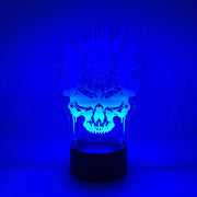 Mechanical Skull LED Light | Mech Skull Lamp | Skull Gifts