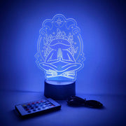 Peace Frog LED Lamp | Boho Decor | Mushroom & Moon