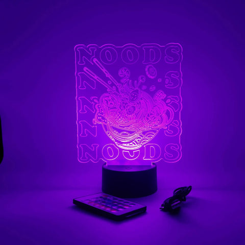 Ramen Noods LED Light | Chopsticks & Noodles "Noods" Lamp