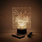 Ramen Noods LED Light | Chopsticks & Noodles "Noods" Lamp