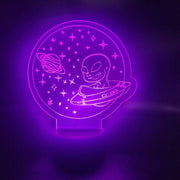 Retro Alien Lamp | UFO Alien Light | Novelty Desk Lamp Gift