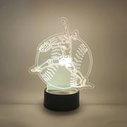 Softball Pitcher Lamp | Fast Pitch Ball Player LED Light