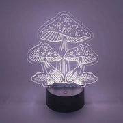 Triple Star Mushroom LED Accent Light