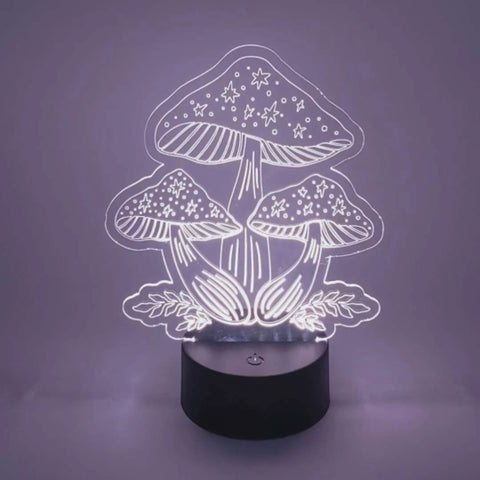 Triple Star Mushroom LED Accent Light