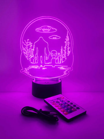 Visitors LED Accent Light | Alien, Bigfoot/Sasquatch