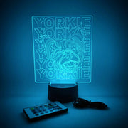 Yorkshire Terrier LED Lamp | "Yorkie" Dog Light Gift