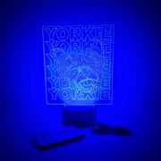 Yorkshire Terrier LED Lamp | "Yorkie" Dog Light Gift