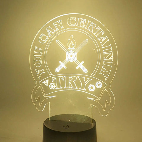 You Can Certainly Try Dice Lamp | Dungeon Master LED Light