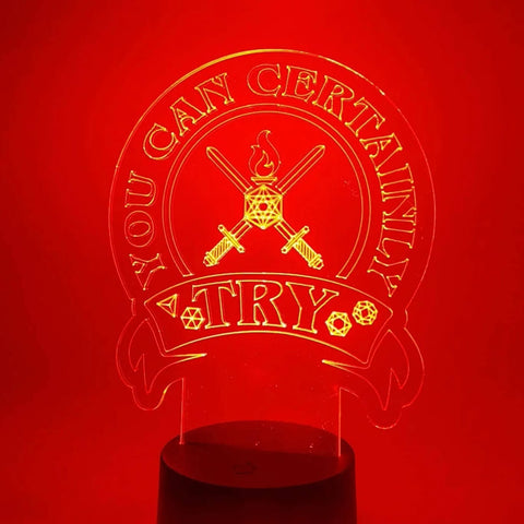 You Can Certainly Try Dice Lamp | Dungeon Master LED Light