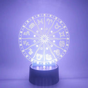 Zodiac Calendar Lamp | Astrology Zodiac Signs LED Light