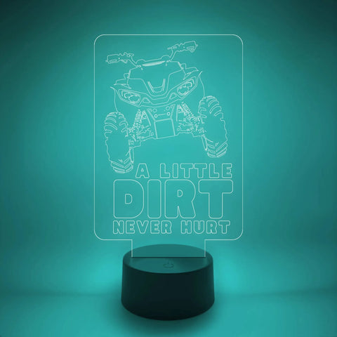 4-Wheeler LED Light | A Little Dirt Never Hurt | ATV Quad