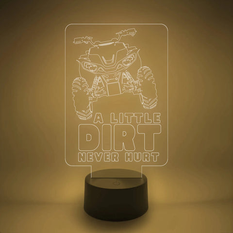 4-Wheeler LED Light | A Little Dirt Never Hurt | ATV Quad