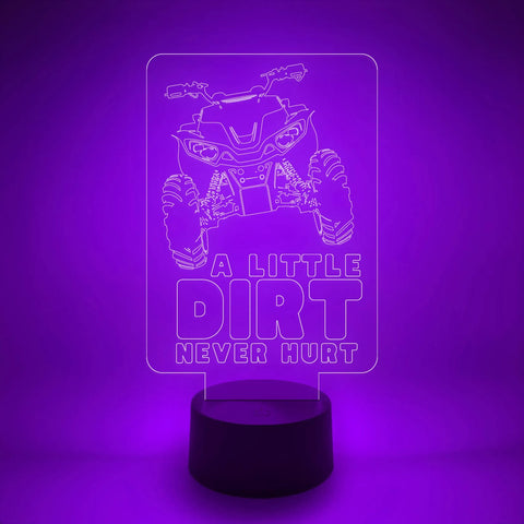 4-Wheeler LED Light | A Little Dirt Never Hurt | ATV Quad