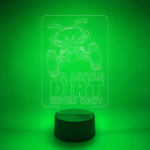 4-Wheeler LED Light | A Little Dirt Never Hurt | ATV Quad