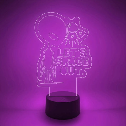 Alien UFO LED Desk Lamp | Let's Space Out Light