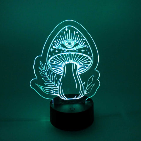 All Seeing Eye Mushroom LED Accent Light