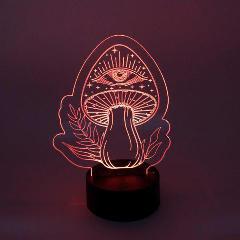 All Seeing Eye Mushroom LED Accent Light
